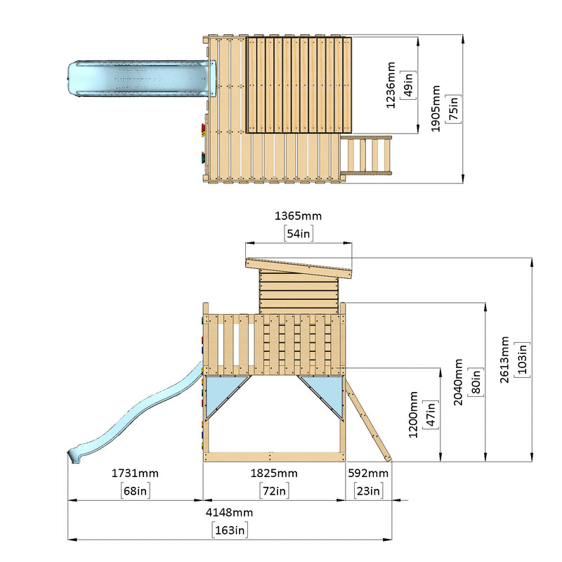 PolarPlay Paalwoning Poollicht