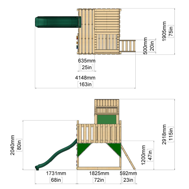 PolarPlay Paalwoning Komeet