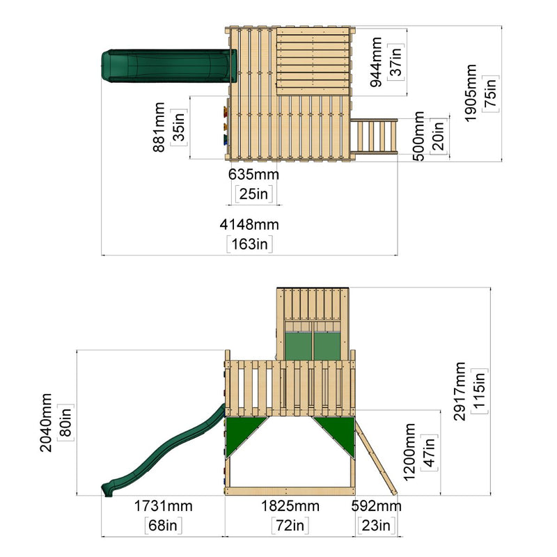 PolarPlay Paalwoning Maanlicht