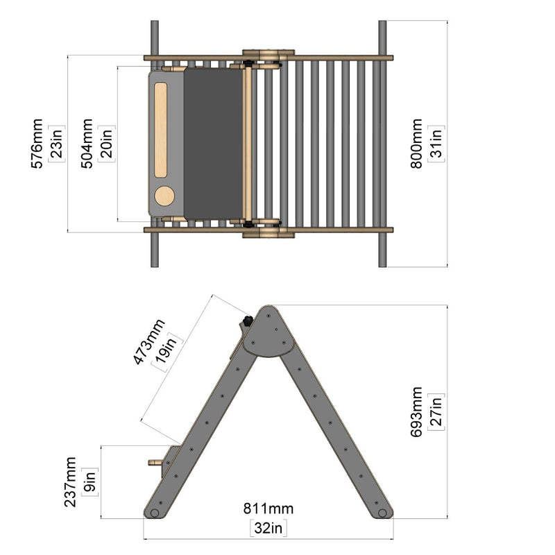 Buxibo mini Montessori houten klimrek 176 x 47 x 82 cm aanbieding bij Buxibo mini Montessori houten klimrek 176 x 47 x 82 cm aanbieding bij